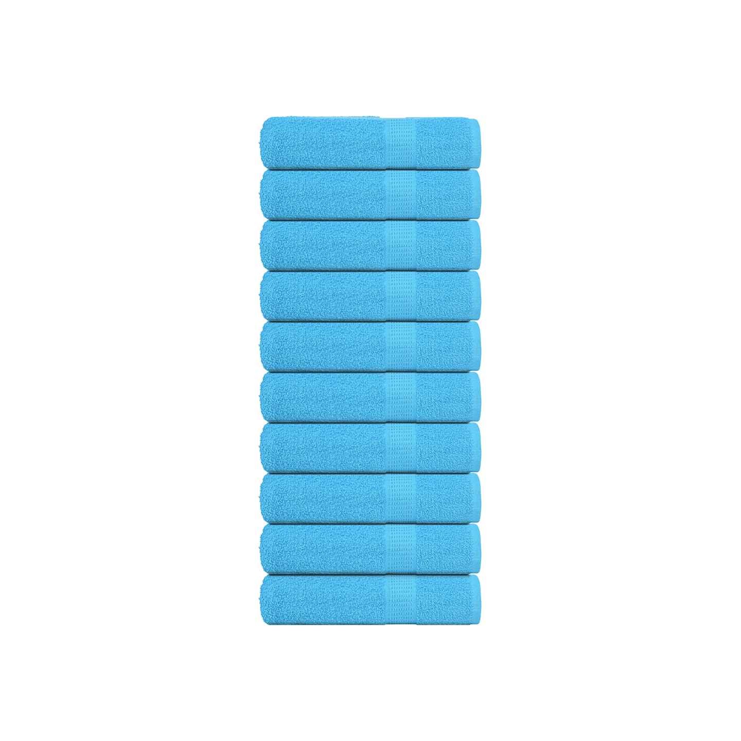 Serviettes de douche FROGN 10pcs turquoise 70x140cm 360 g/m²