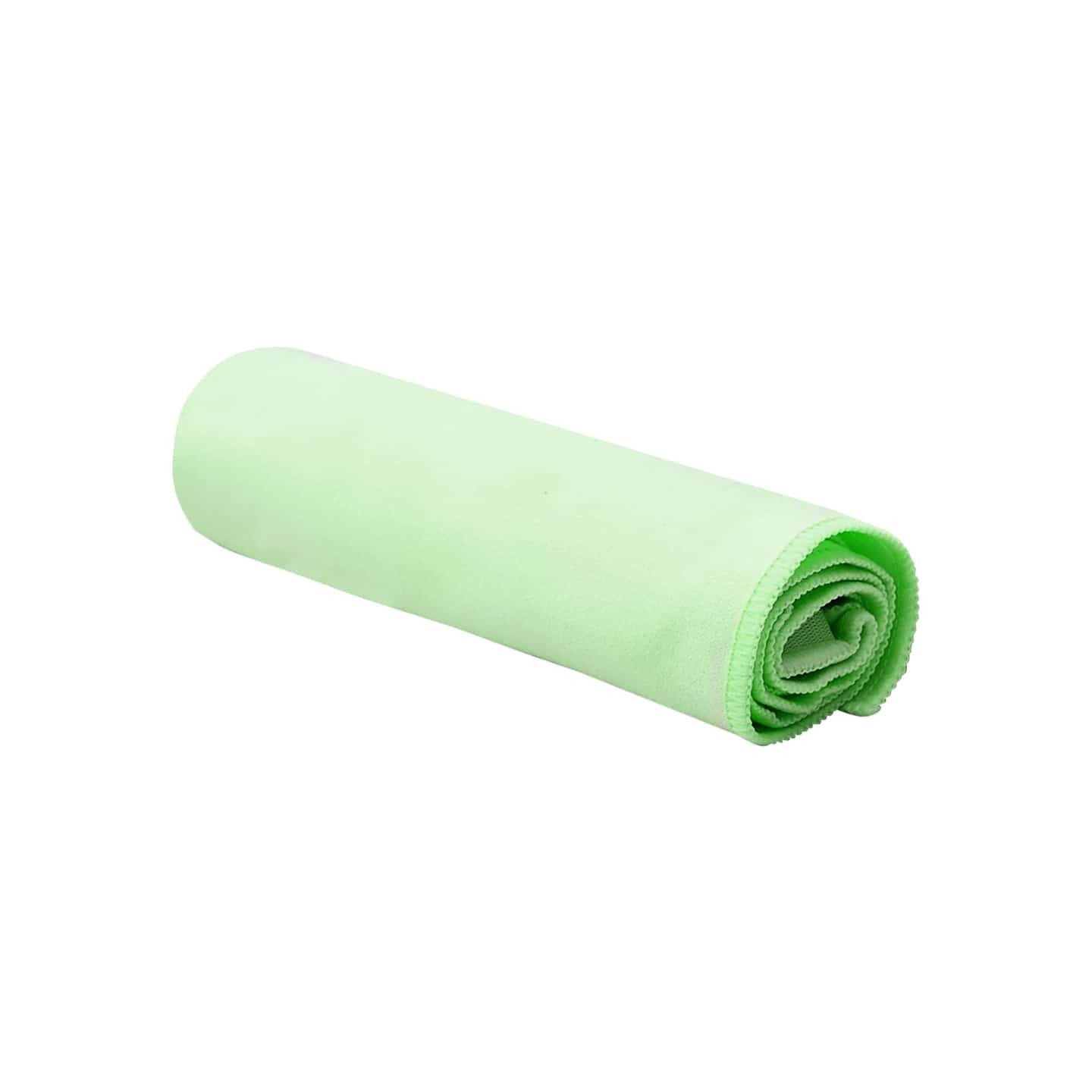 Serviettes de sport 2 pc Vert 50 x 30 cm Polyester et polyamide