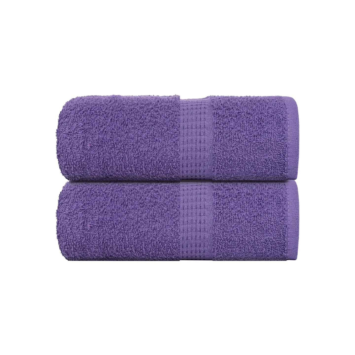 Serviettes de visage FROGN 2 pcs violet 30x30 cm 360 g/m²