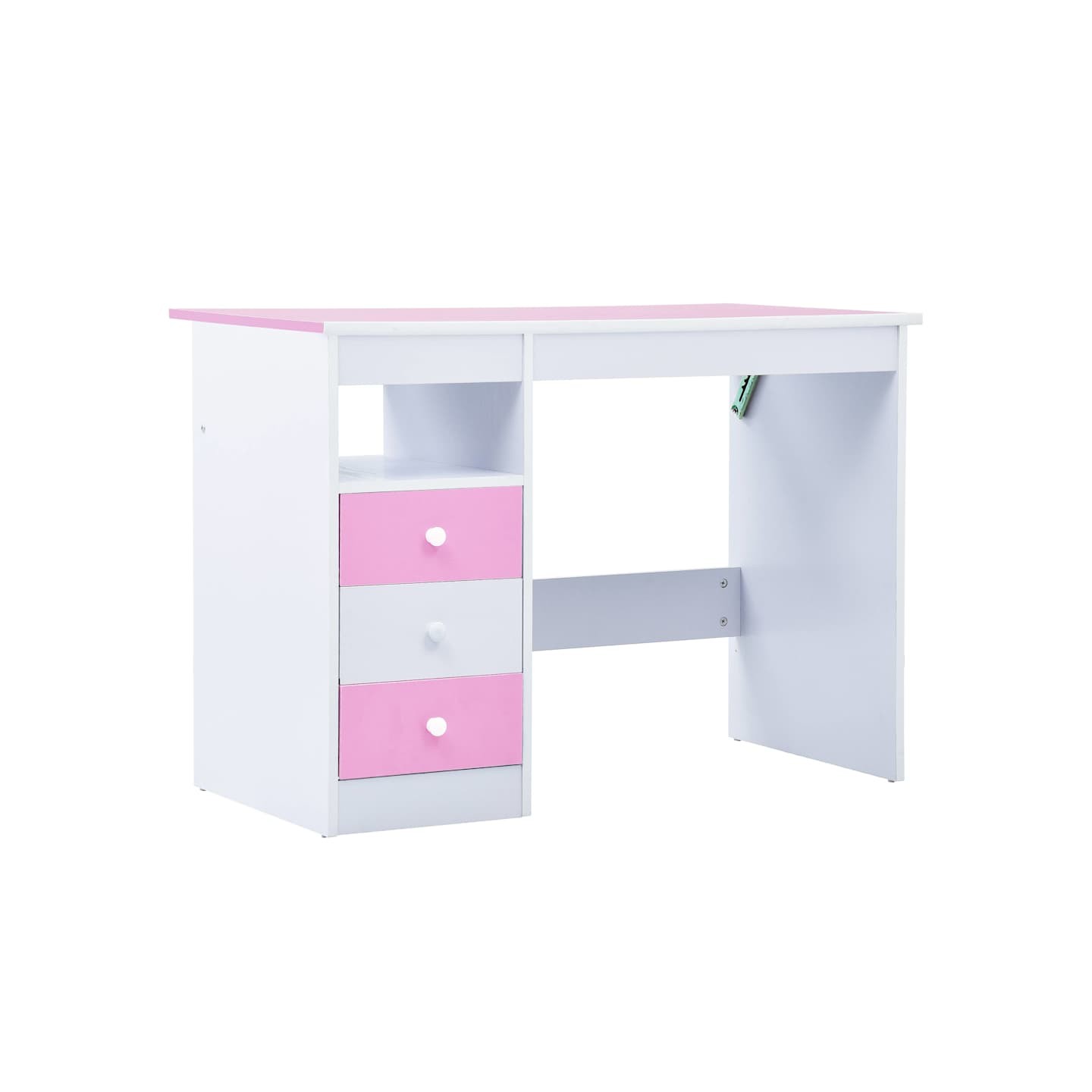 Bureau pour enfants Inclinable Rose et blanc
