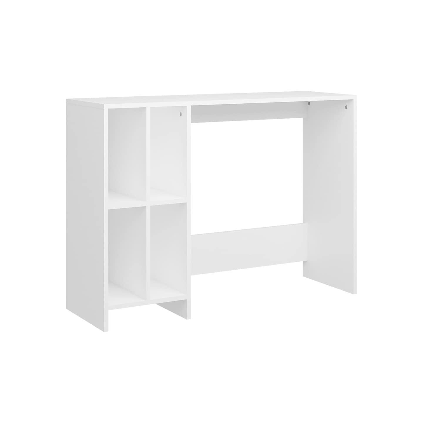 Bureau d'ordinateur portable blanc bois d'ingénierie