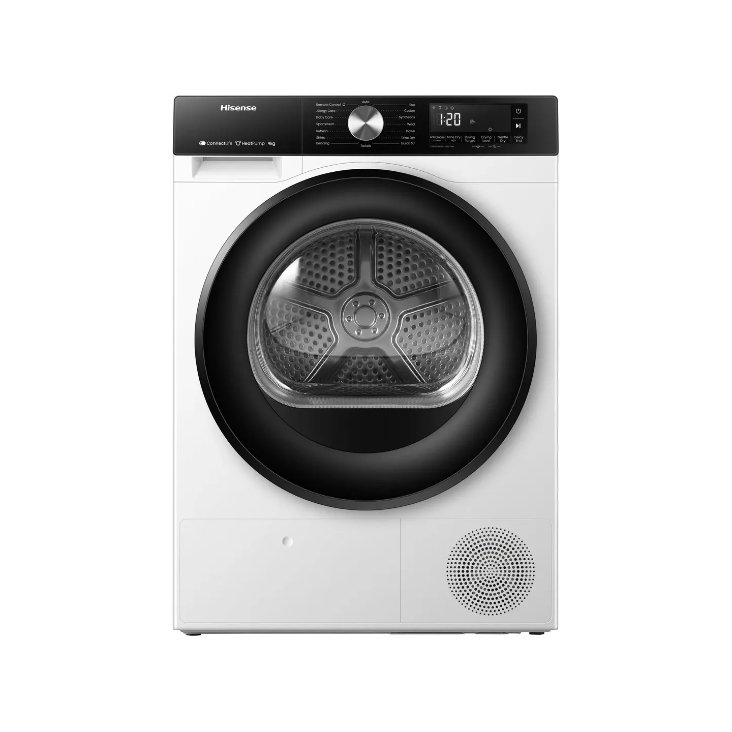 Sèche-linge Hisense DH3S902UWDC 9 kg pompe à chaleur WiFi | Nimestore