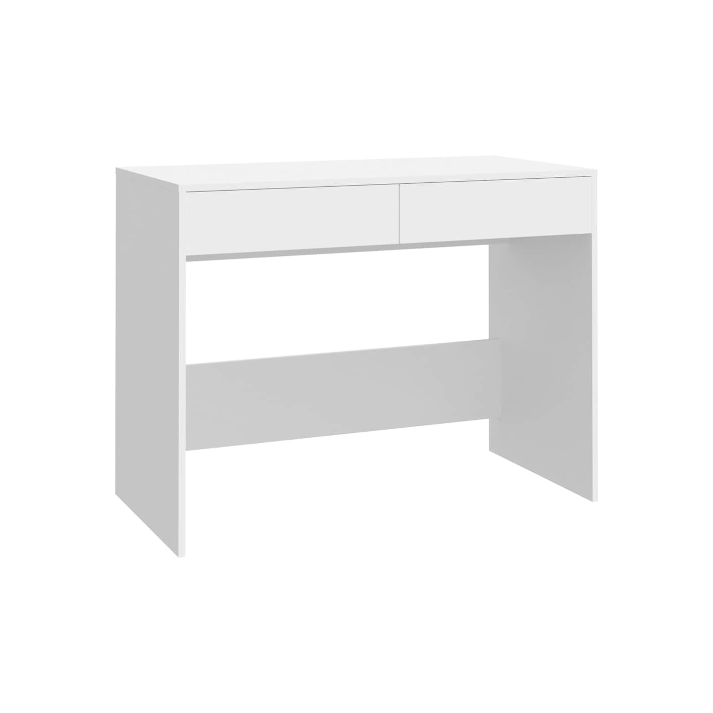 Bureau Blanc 101x50x76,5 cm Aggloméré