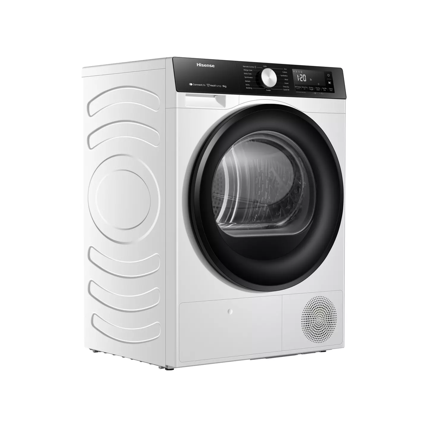 Sèche-linge Hisense DH3S902UWDC 9 kg pompe à chaleur WiFi | Nimestore