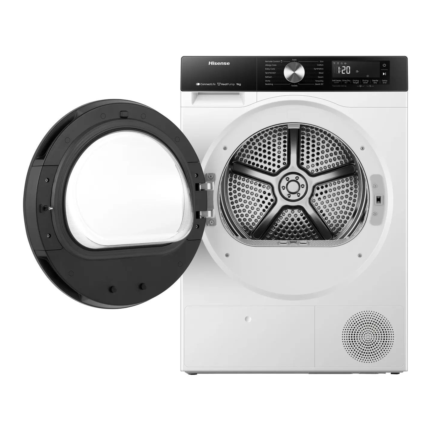 Sèche-linge Hisense DH3S902UWDC 9 kg pompe à chaleur WiFi | Nimestore