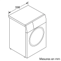 Lave-linge Bosch Série 4 WAN2827UFR 8 kg 1400 tr | Nimestore