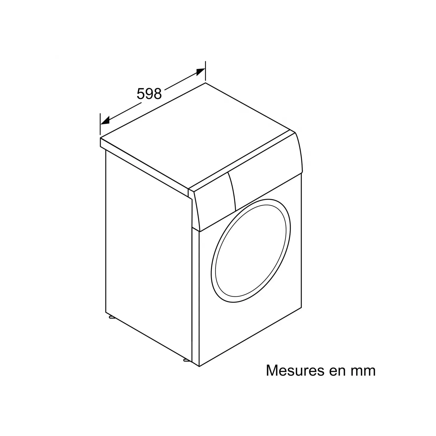 Lave-linge Bosch Série 4 WAN2827UFR 8 kg 1400 tr | Nimestore