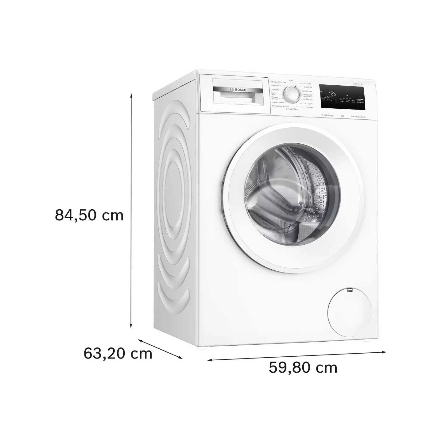 Lave-linge Bosch Série 4 WAN2827UFR 8 kg 1400 tr | Nimestore