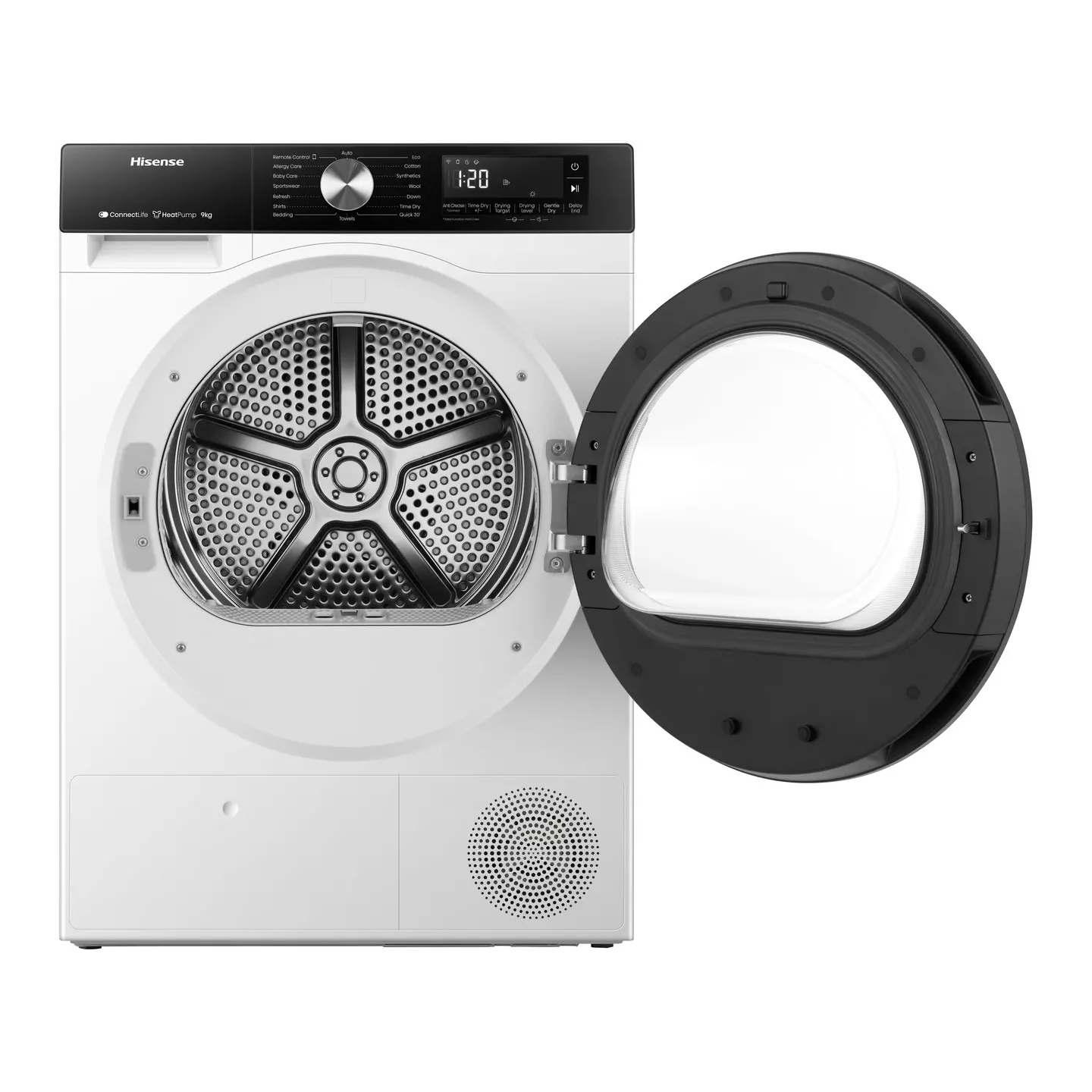 Sèche-linge Hisense DH3S902UWDC 9 kg pompe à chaleur WiFi | Nimestore