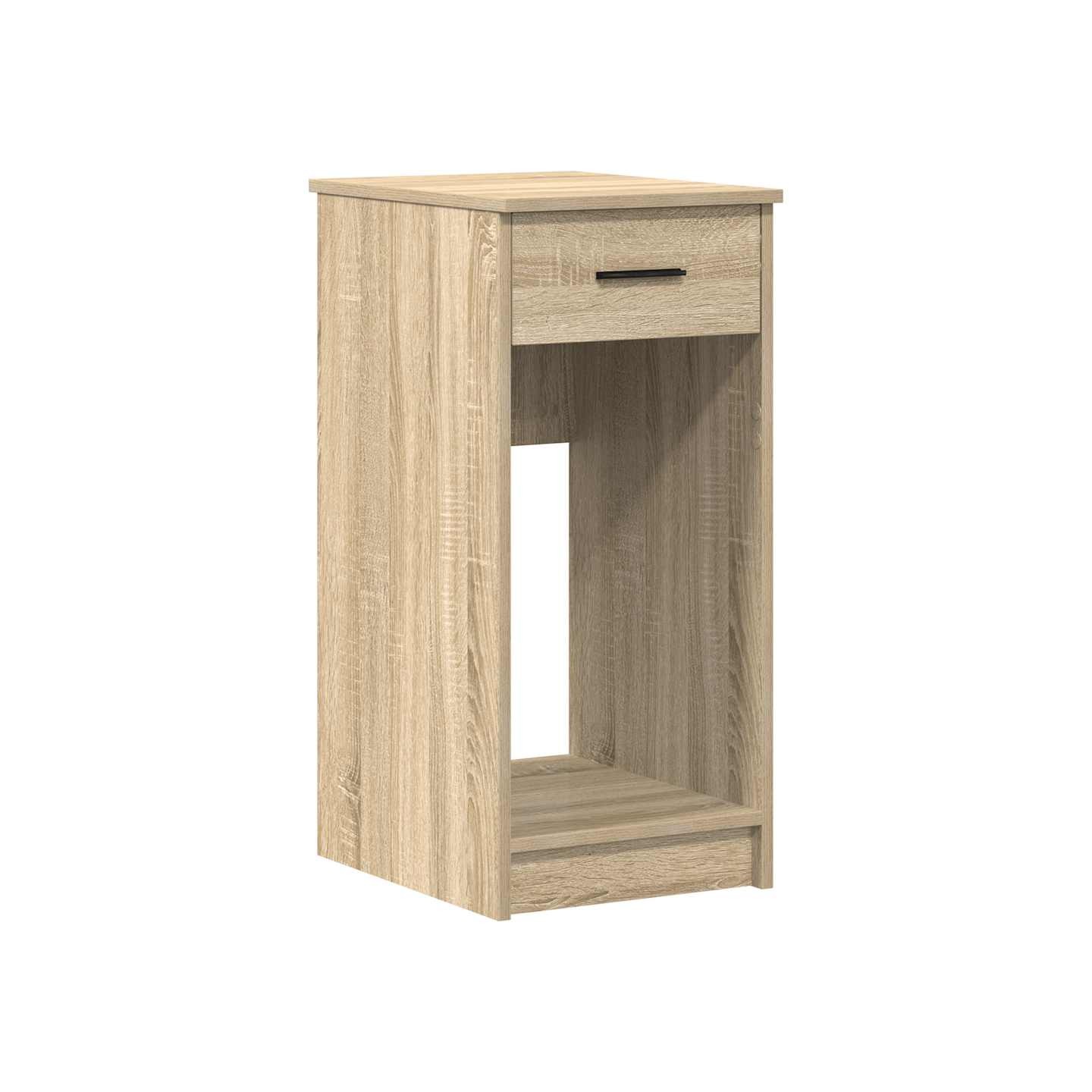 Support de tour d'ordinateur et tiroir chêne sonoma 35x45x77 cm