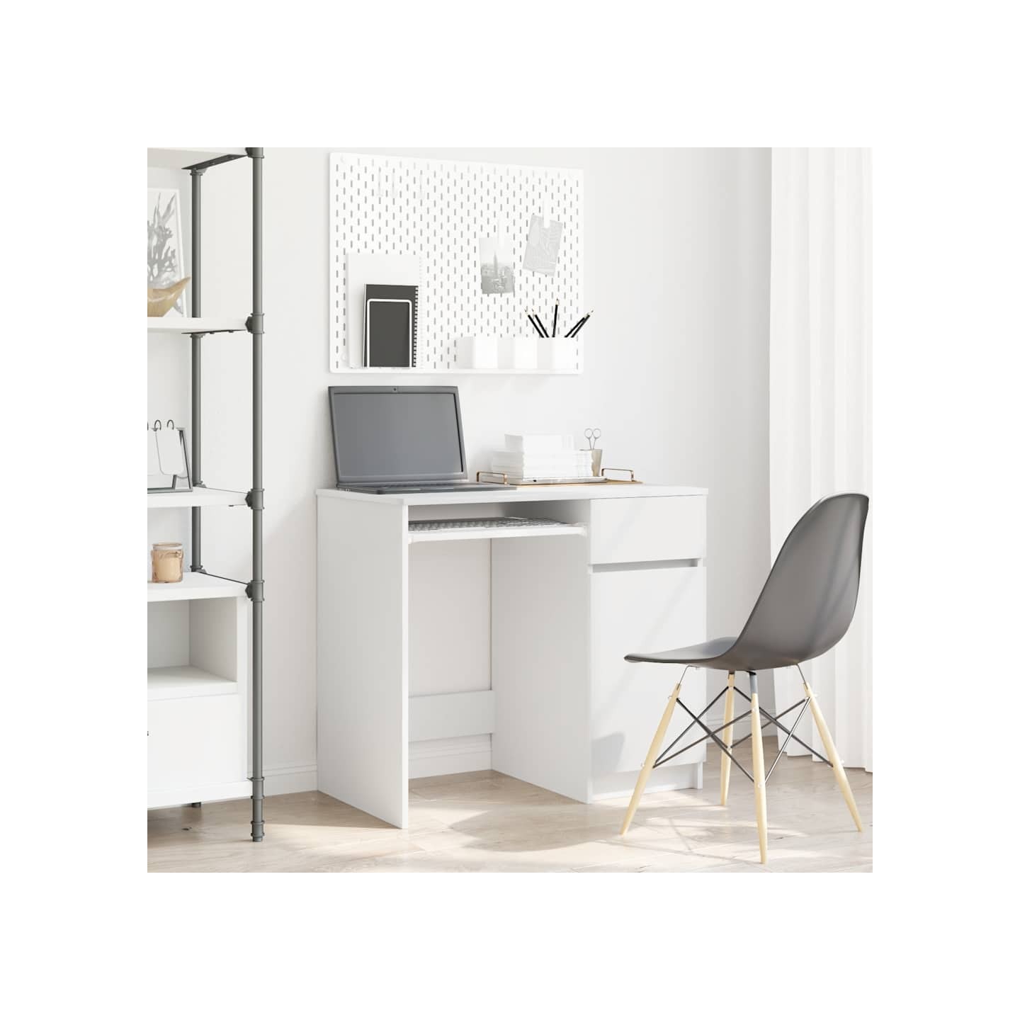 Bureau banc 86x49x76 cm bois d'ingénierie
