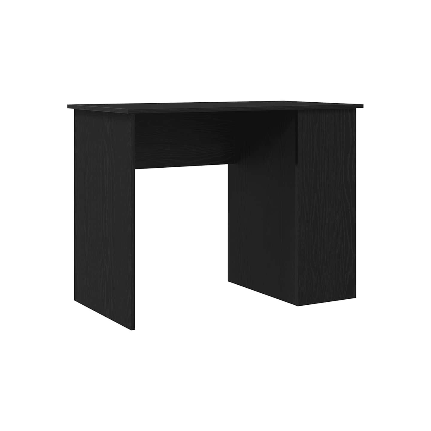 Bureau en chêne noir 100x55x75 cm bois d'ingénierie