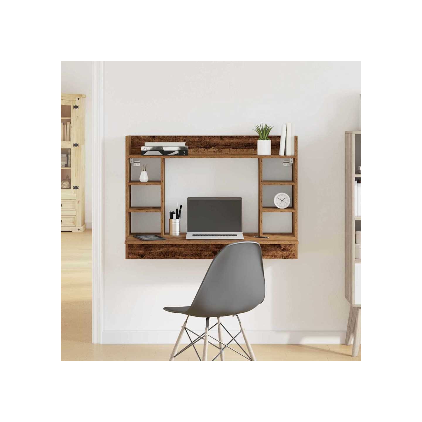 Bureau mural Bois ancien 105 x 48 x 75 cm Bois d'ingénierie