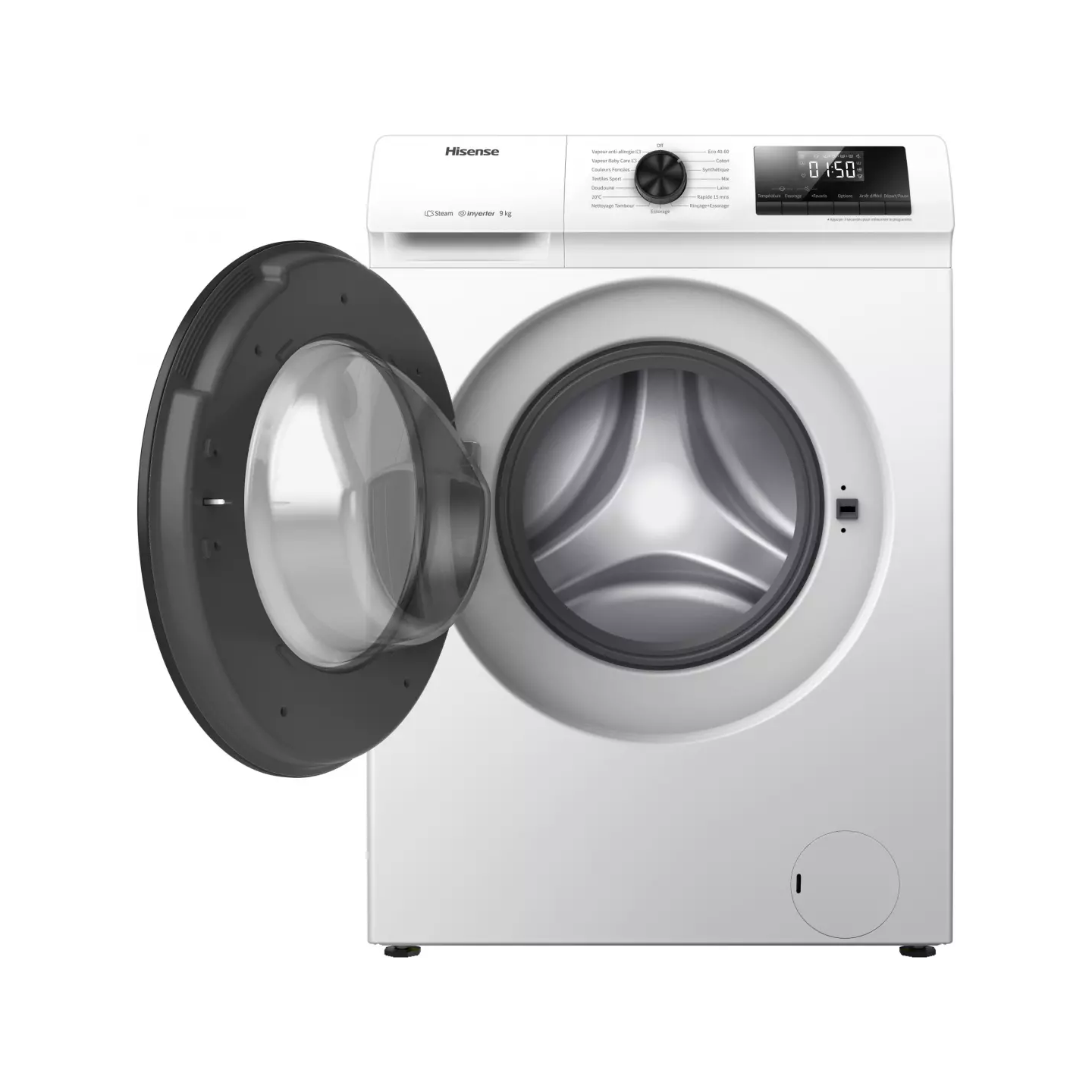 Lave-linge Hisense WFQP901418VM 9 kg 1400 tr Inverter | Nimestore