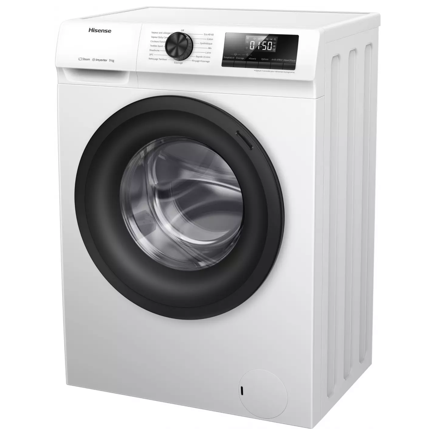Lave-linge Hisense WFQP901418VM 9 kg 1400 tr Inverter | Nimestore