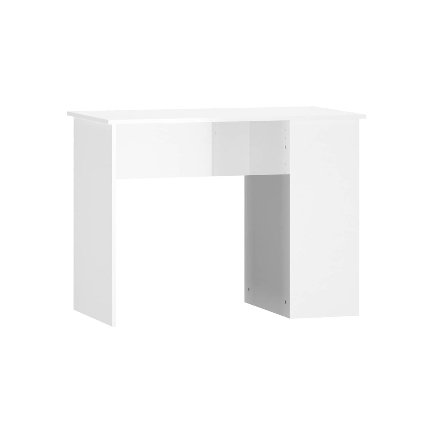 Bureau Blanc brillant 100x55x75 cm Bois d'ingénierie