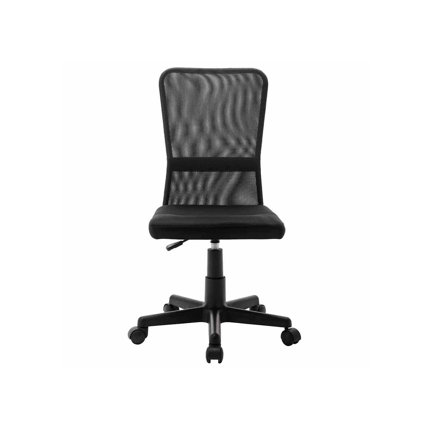 Chaise de bureau Noir 44x52x100 cm Tissu en maille