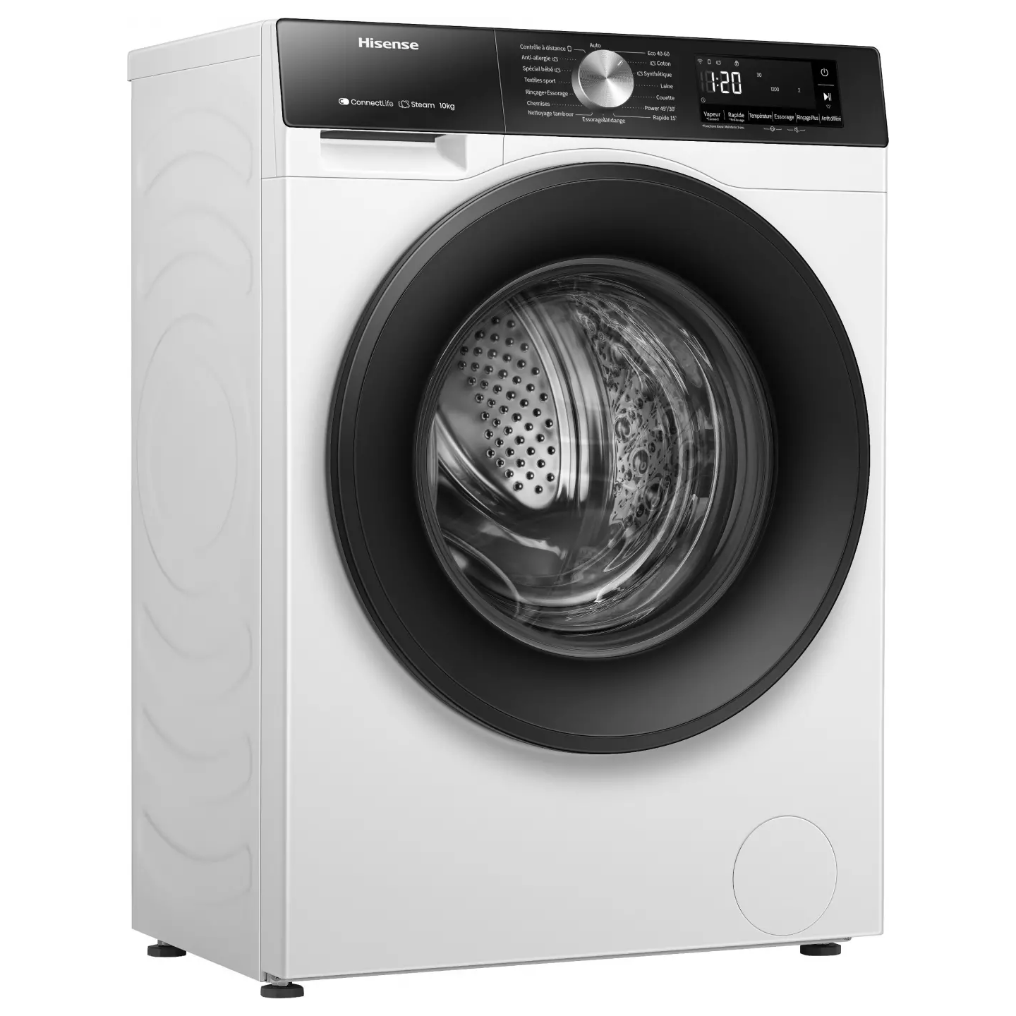 Lave-linge Hisense WF3S1043BW3 10,5 kg 1400 tr WiFi | Nimestore