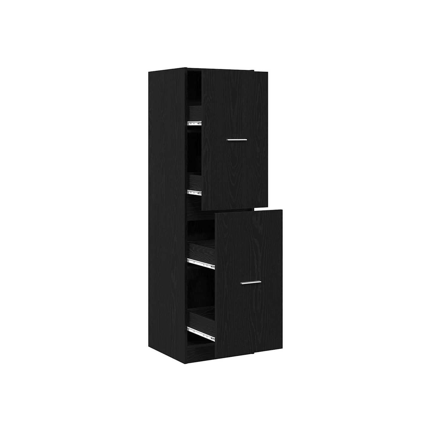 Armoire de Pharmacie Motif Motif 40 x 41 x 144,5 cm Chêne noir