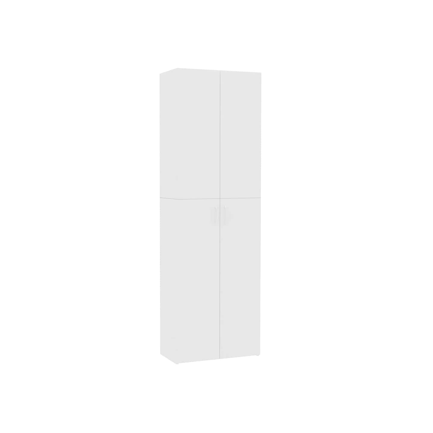 Armoire de bureau Blanc 60 x 32 x 190 cm Bois d'ingénierie