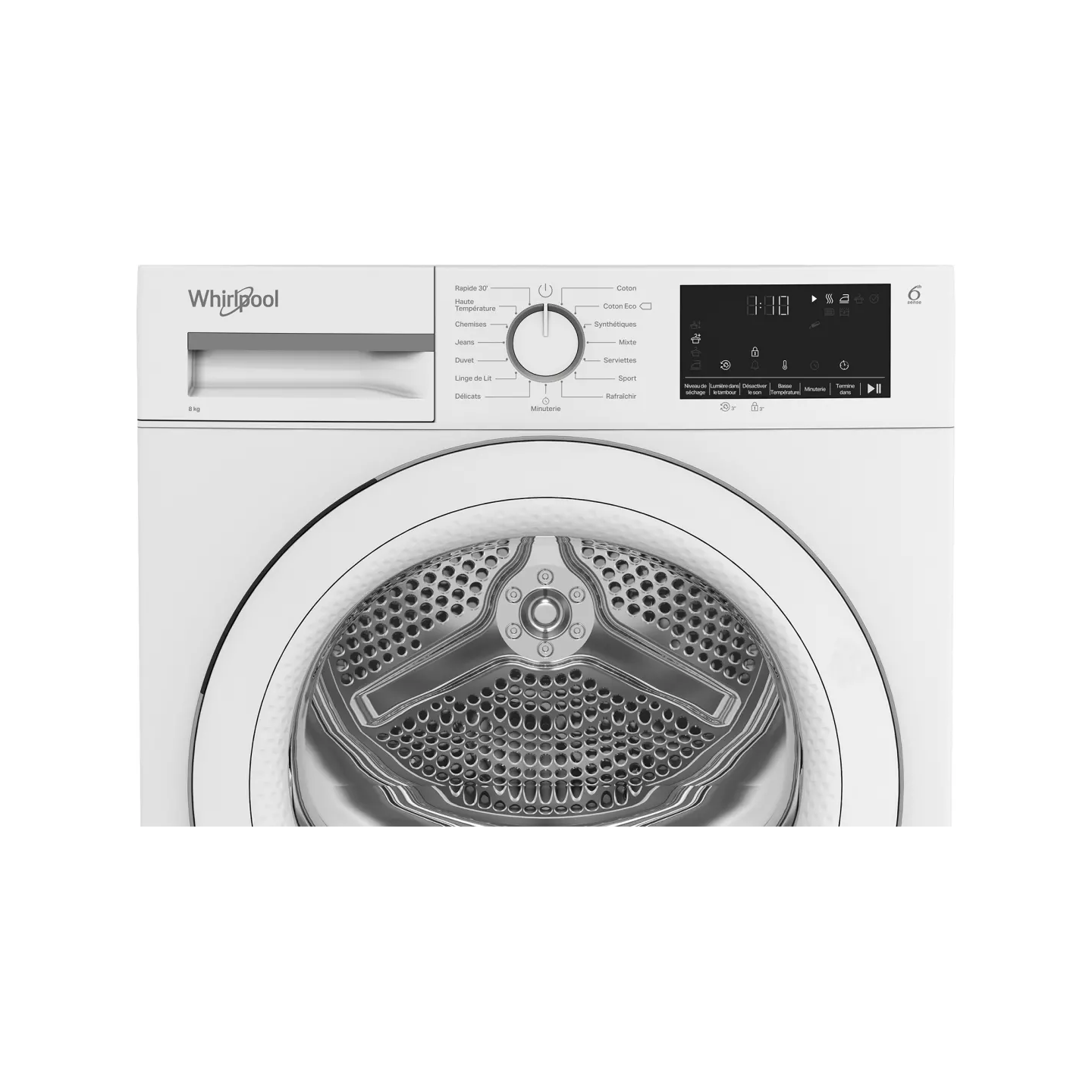 Sèche-linge Whirlpool CWSD83MWWSFR 8 kg pompe à chaleur | Nimestore