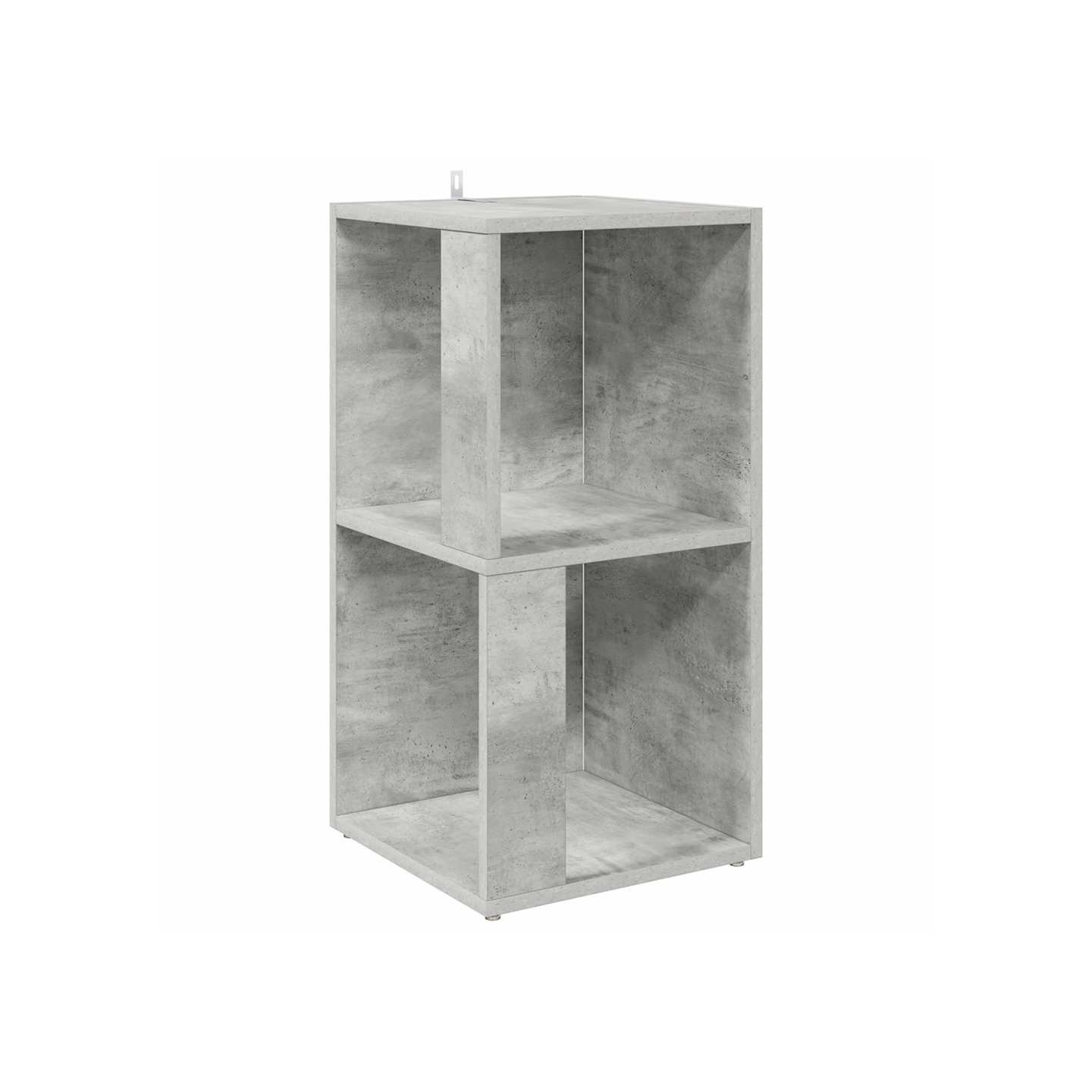 Armoire d'angle Gris béton 33x33x67 cm Bois d'ingénierie