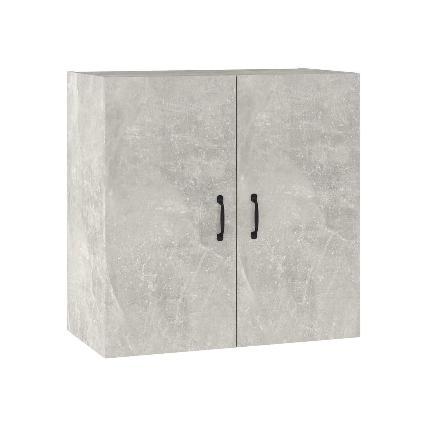 Armoire murale Gris béton 60x31x60 cm Bois d'ingénierie