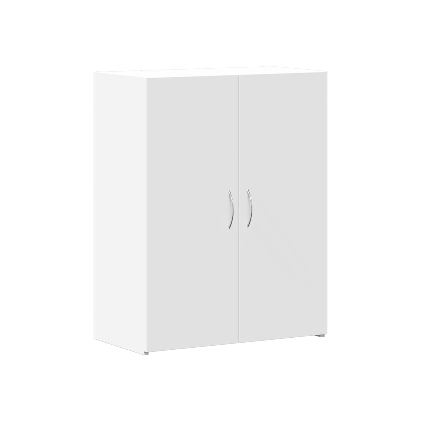 Armoire de classement blanc 60x32x77,5 cm bois d'ingénierie