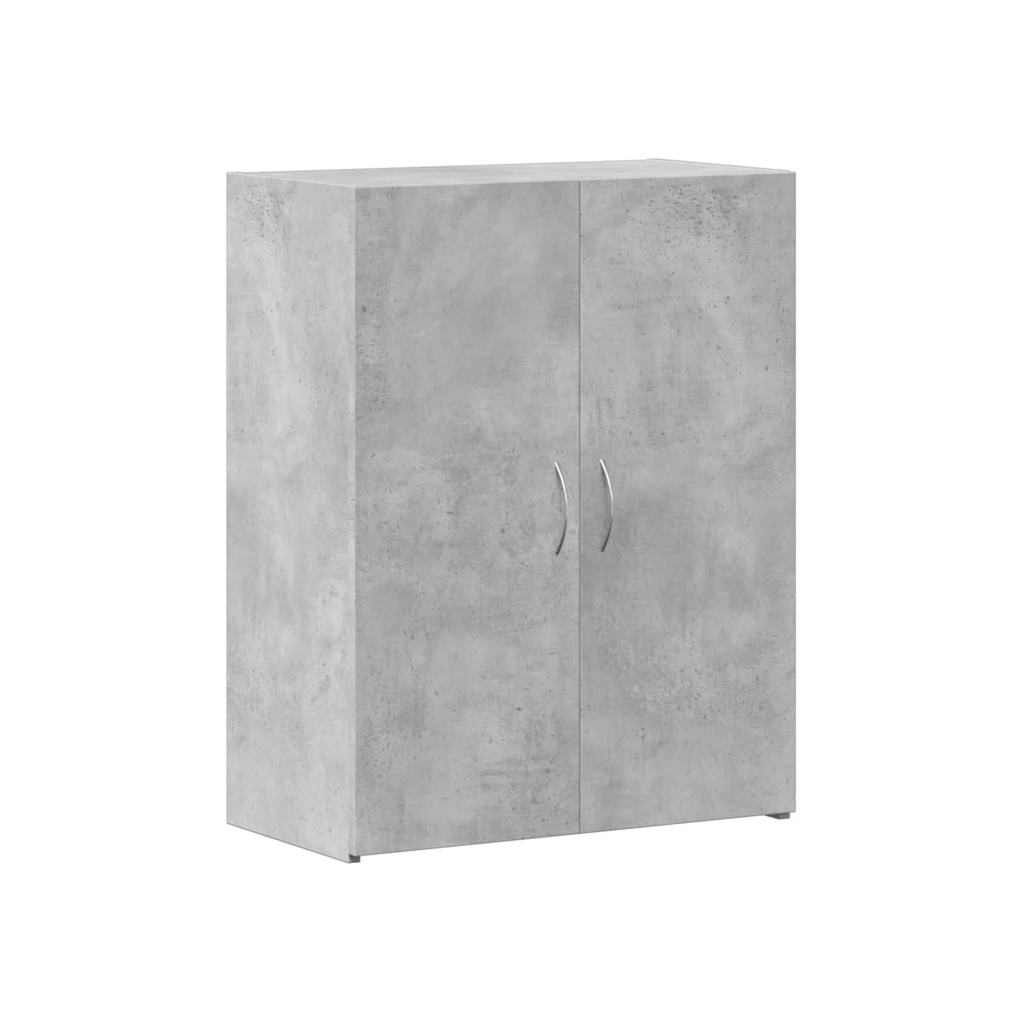 Armoire de classement gris béton bois d'ingénierie