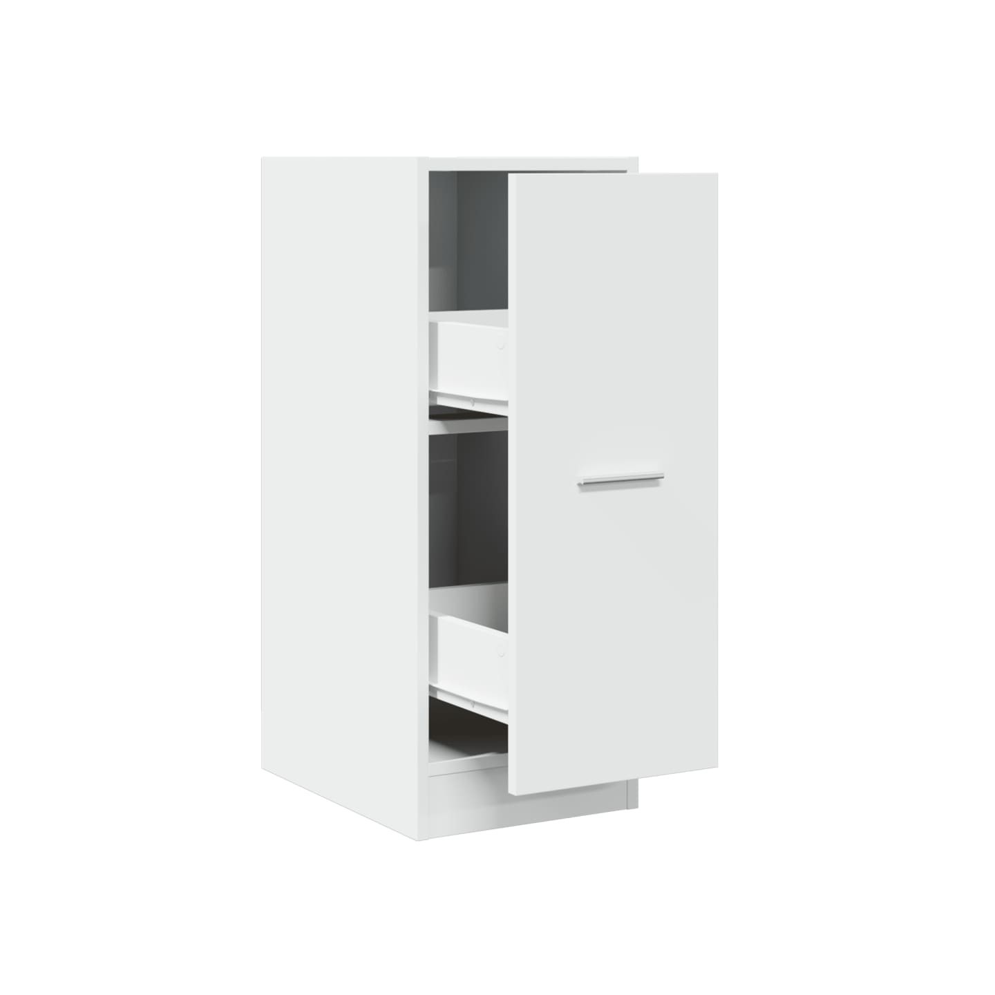 Armoire d'apothicaire blanche 30 x 41 x 77,5 cm Bois d'ingénierie