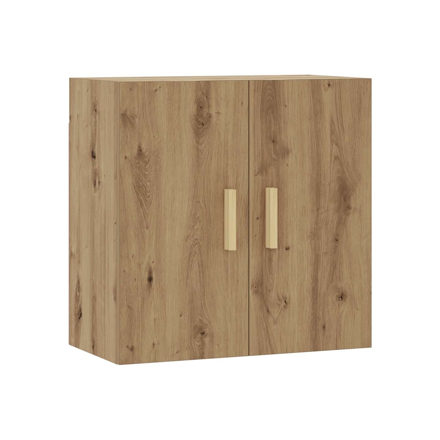 Armoire murale chêne artisanal 60x31x60 cm bois d'ingénierie