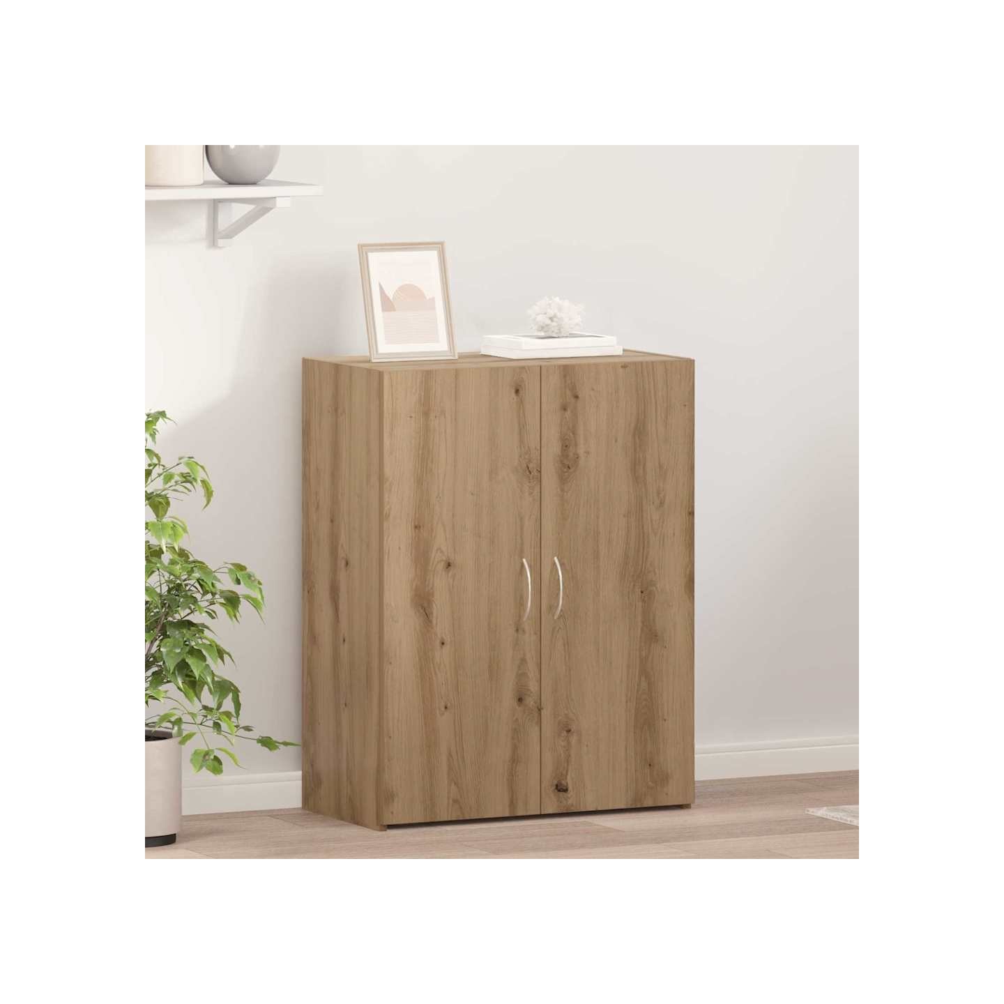 Cabinet de Bureau Chêne artisanal 70 x 32 x 77.5 cm