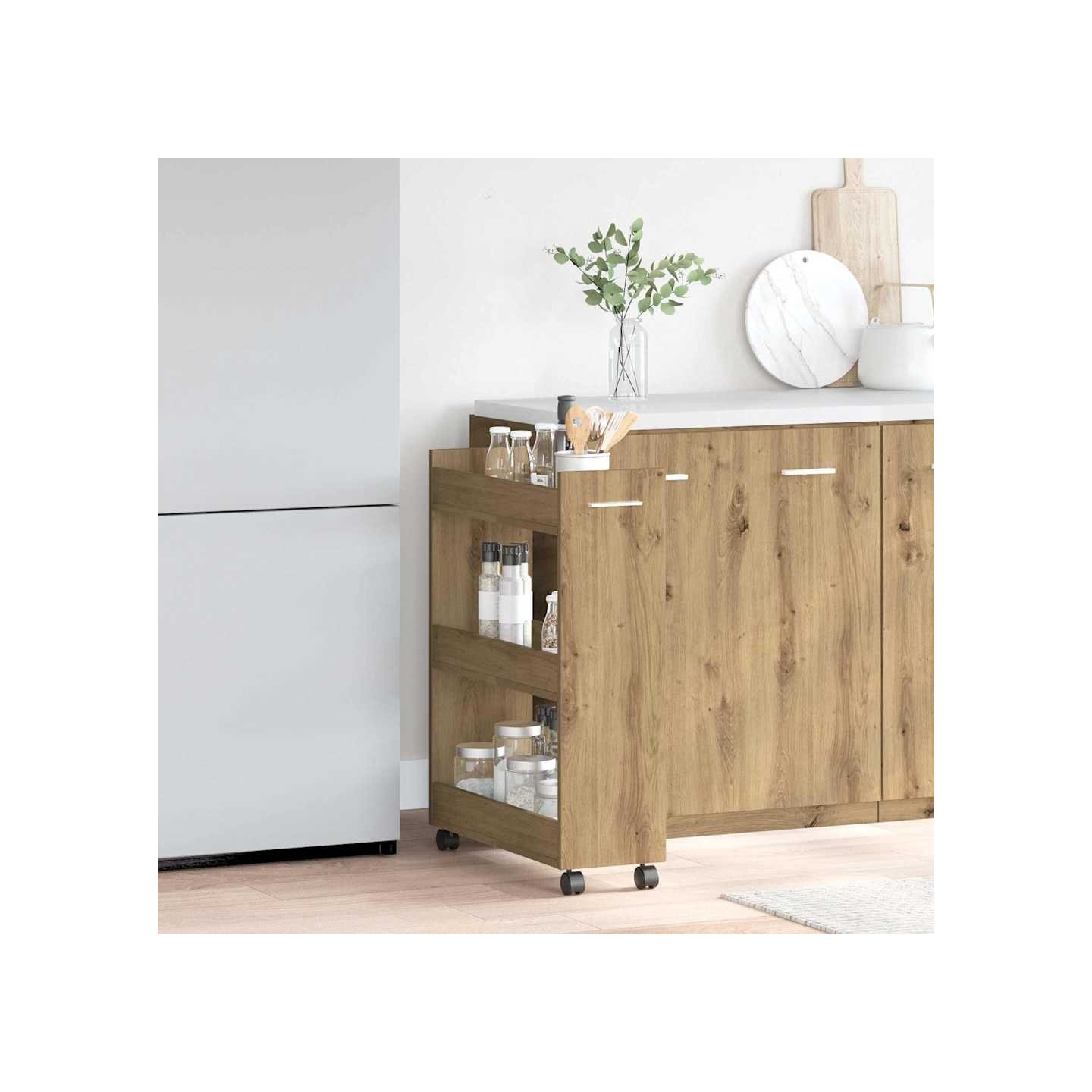 Armoire 60 x 22 x 79 cm Chêne artisanal