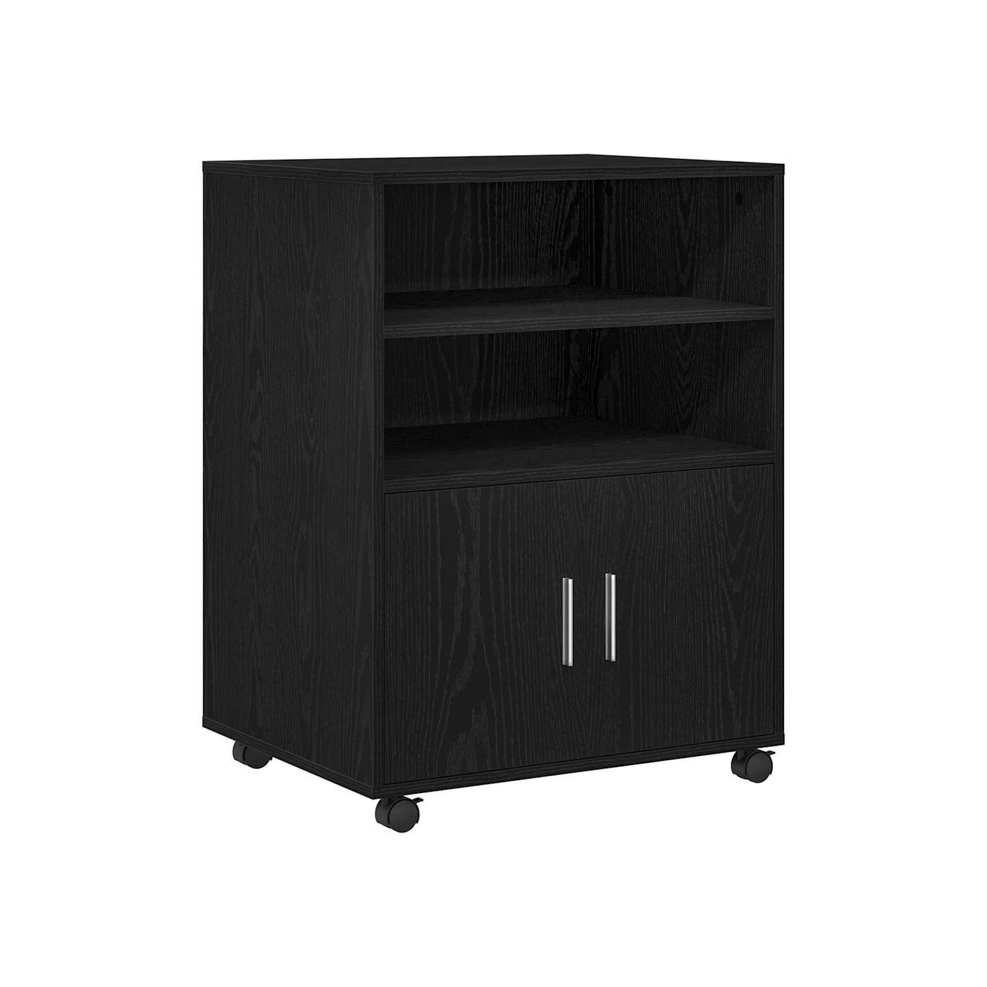 Armoire Chêne noir 60 x 48 x 74,5 cm Avec roues