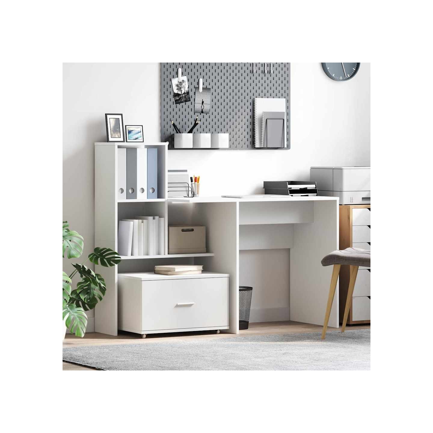 Armoire à tiroirs 55 x 45 x 31 cm Blanc
