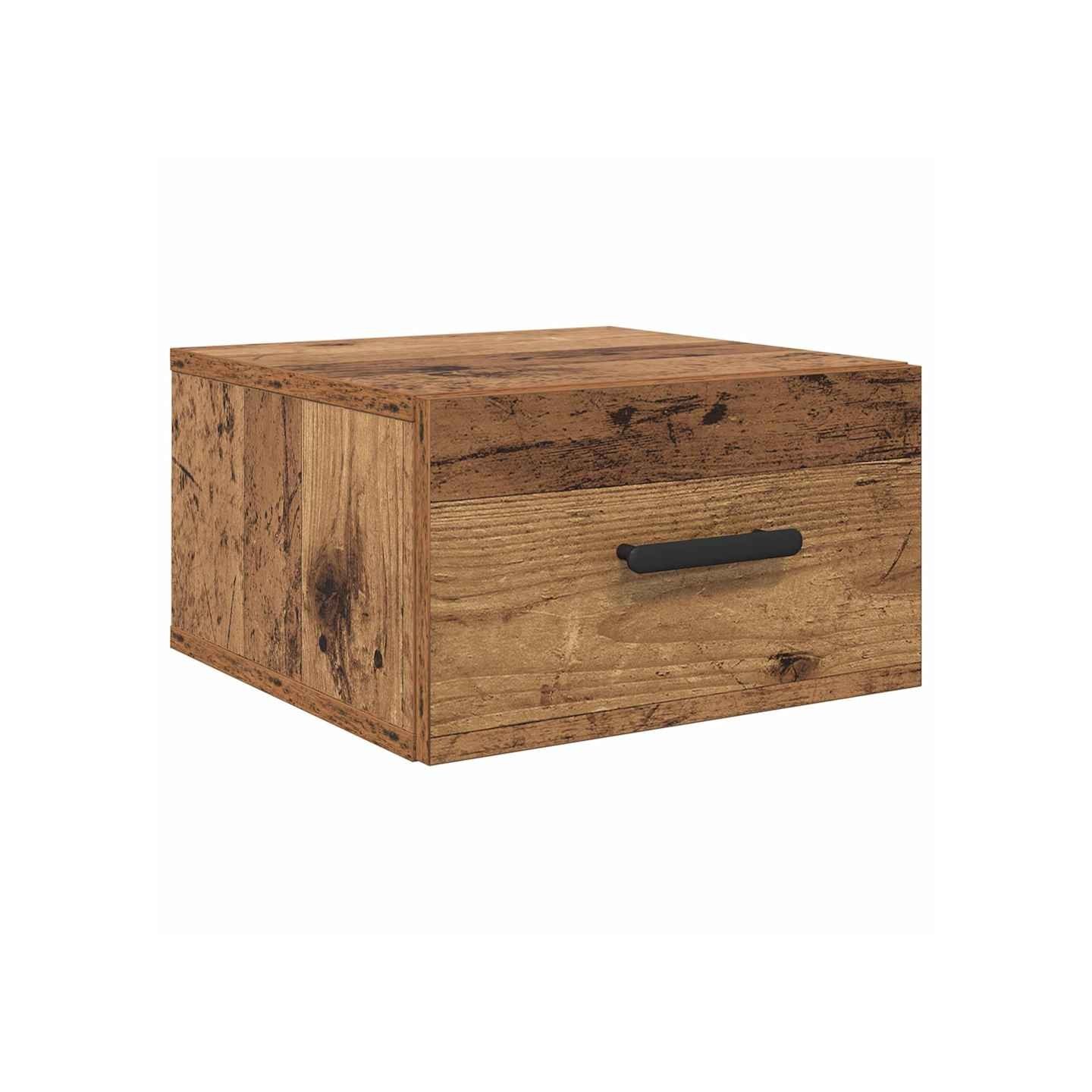 Cabinet de chevet 35 x 35 x 20 cm Bois d'ingénierie Bois ancien