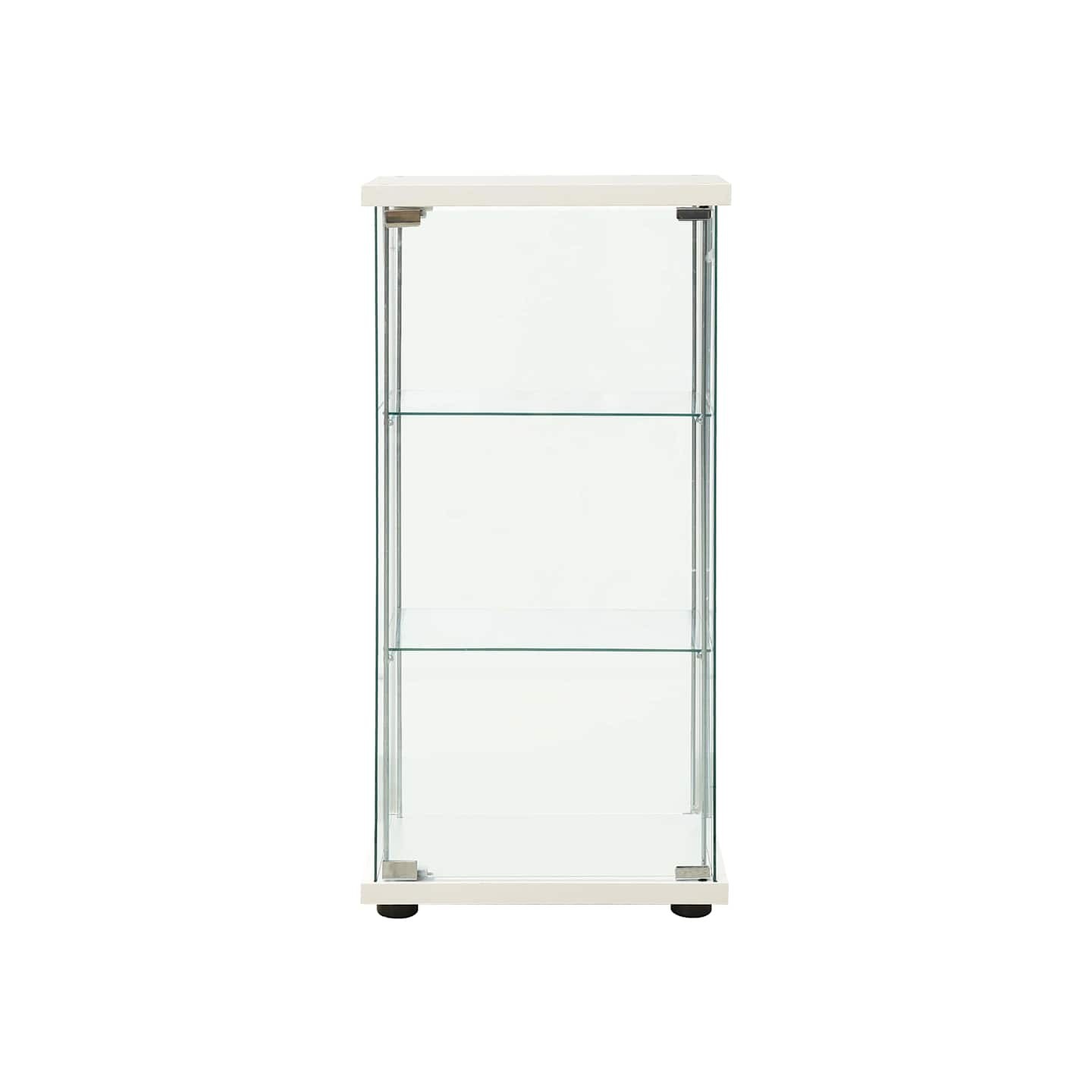 Armoire de rangement Verre trempé Blanc
