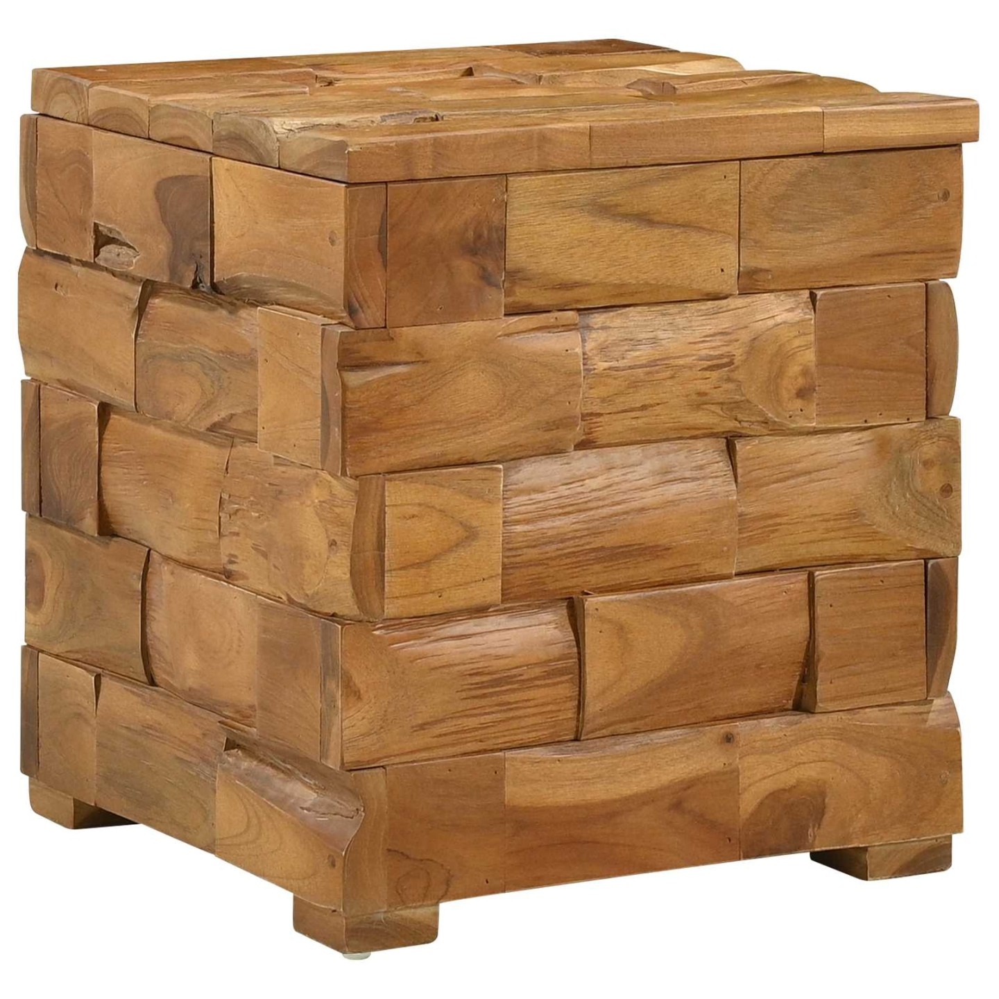 Tabouret de Rangement Marron 40 x 40 x 45 cm