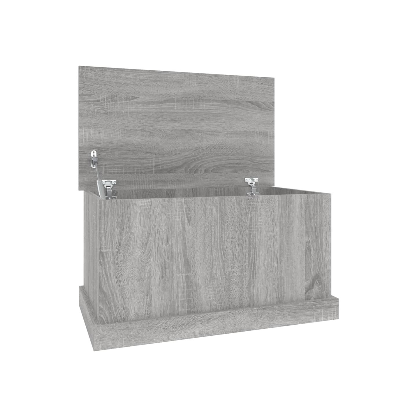 Boîte de rangement sonoma gris 70x40x38 cm bois d'ingénierie