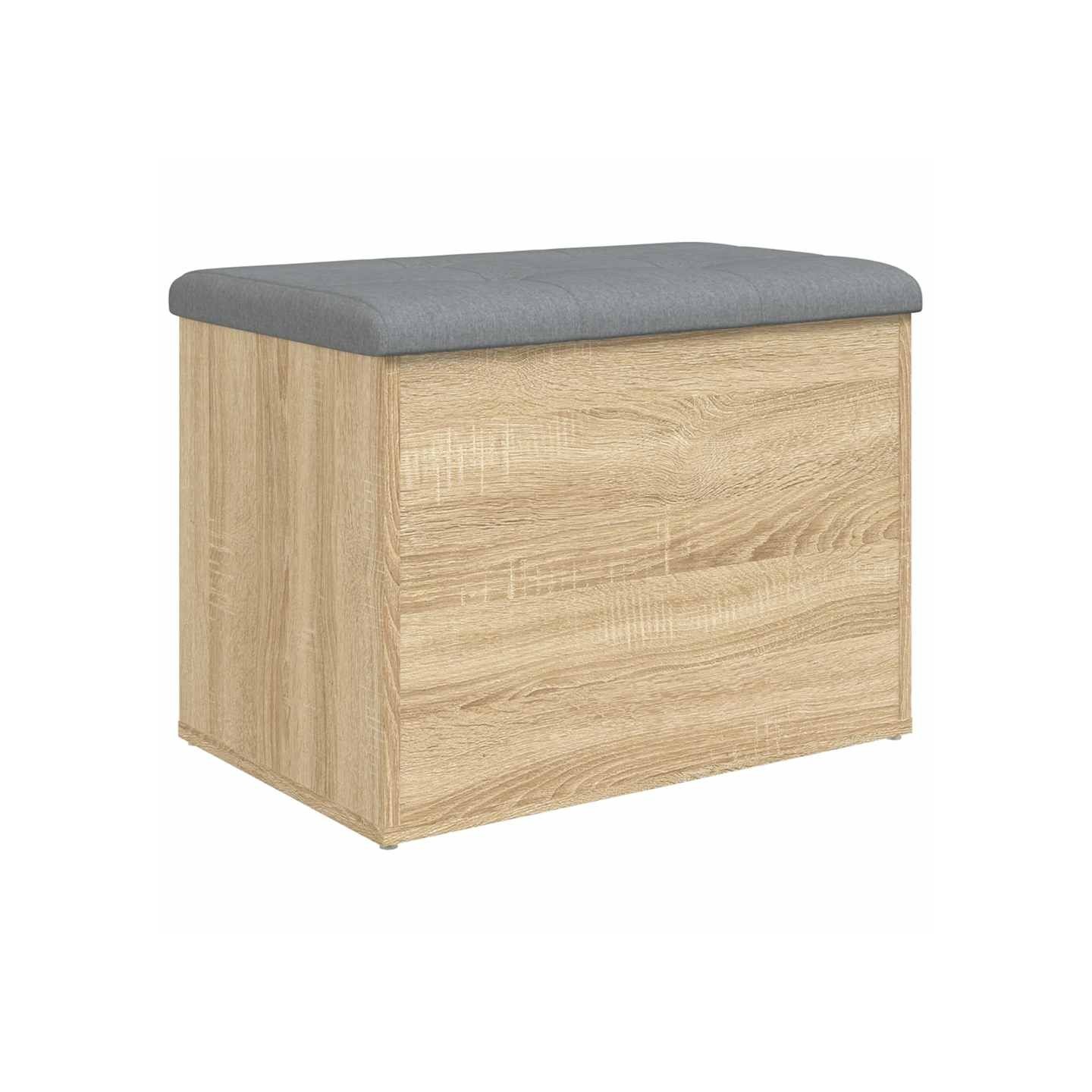 Banc de rangement Chêne Sonoma 62x42x45 cm Bois d'ingénierie