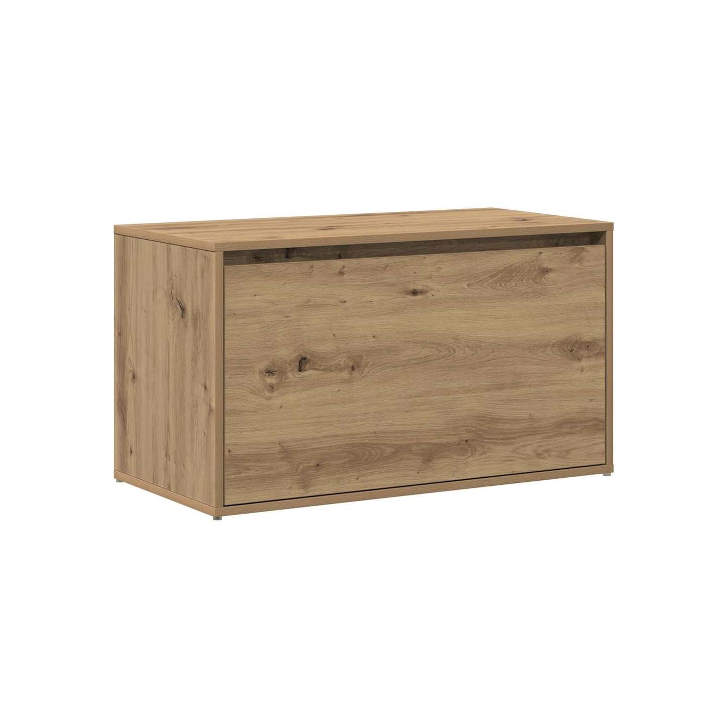 Banc d'entrée 80x40x45 cm chêne artisanal bois d'ingénierie