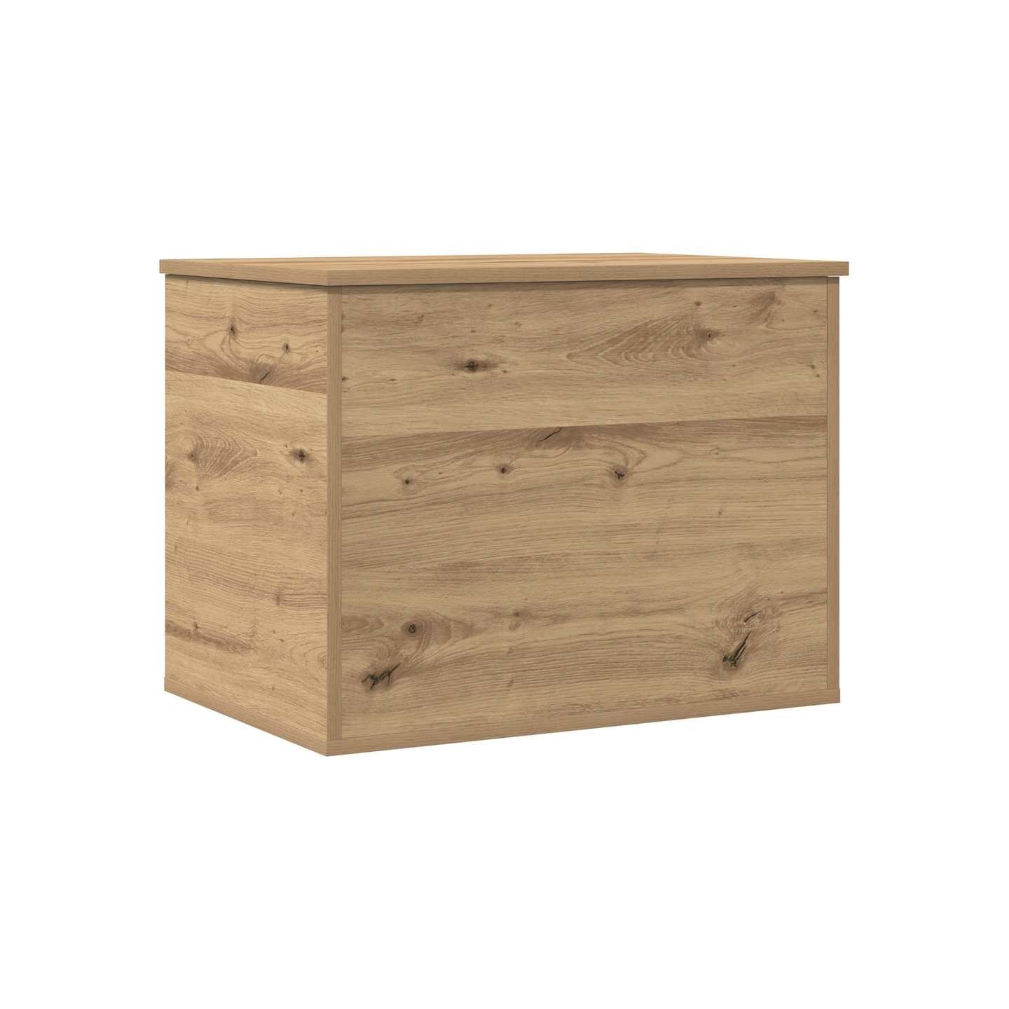Boîte de Rangement chêne artisanal 60 x 42 x 46 cm