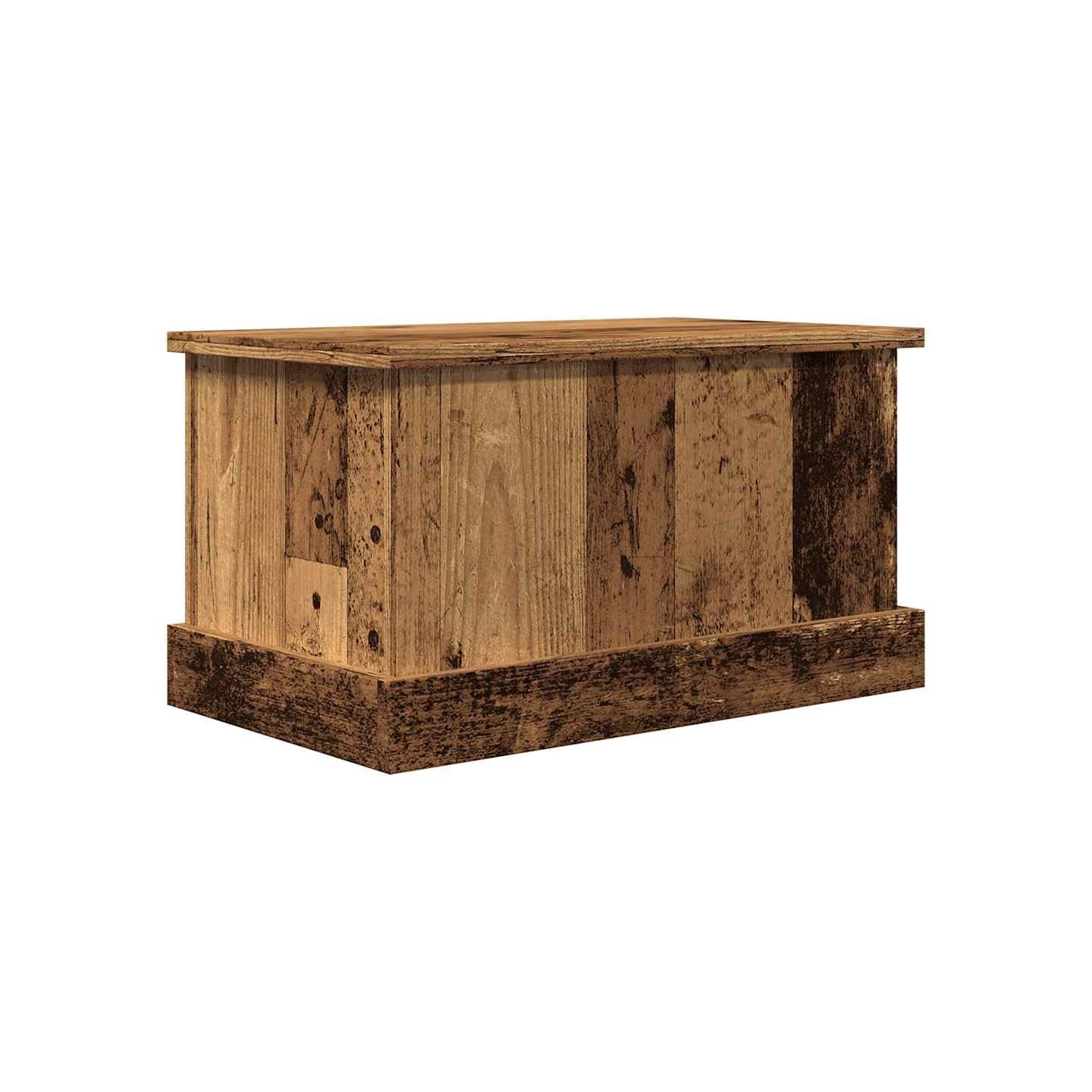 Boîtes de rangement vieux bois 30x50x28 cm bois d'ingénierie