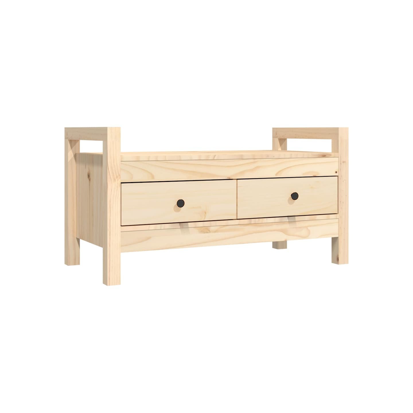 Banc d'entrée 80x40x43 cm Bois de pin massif