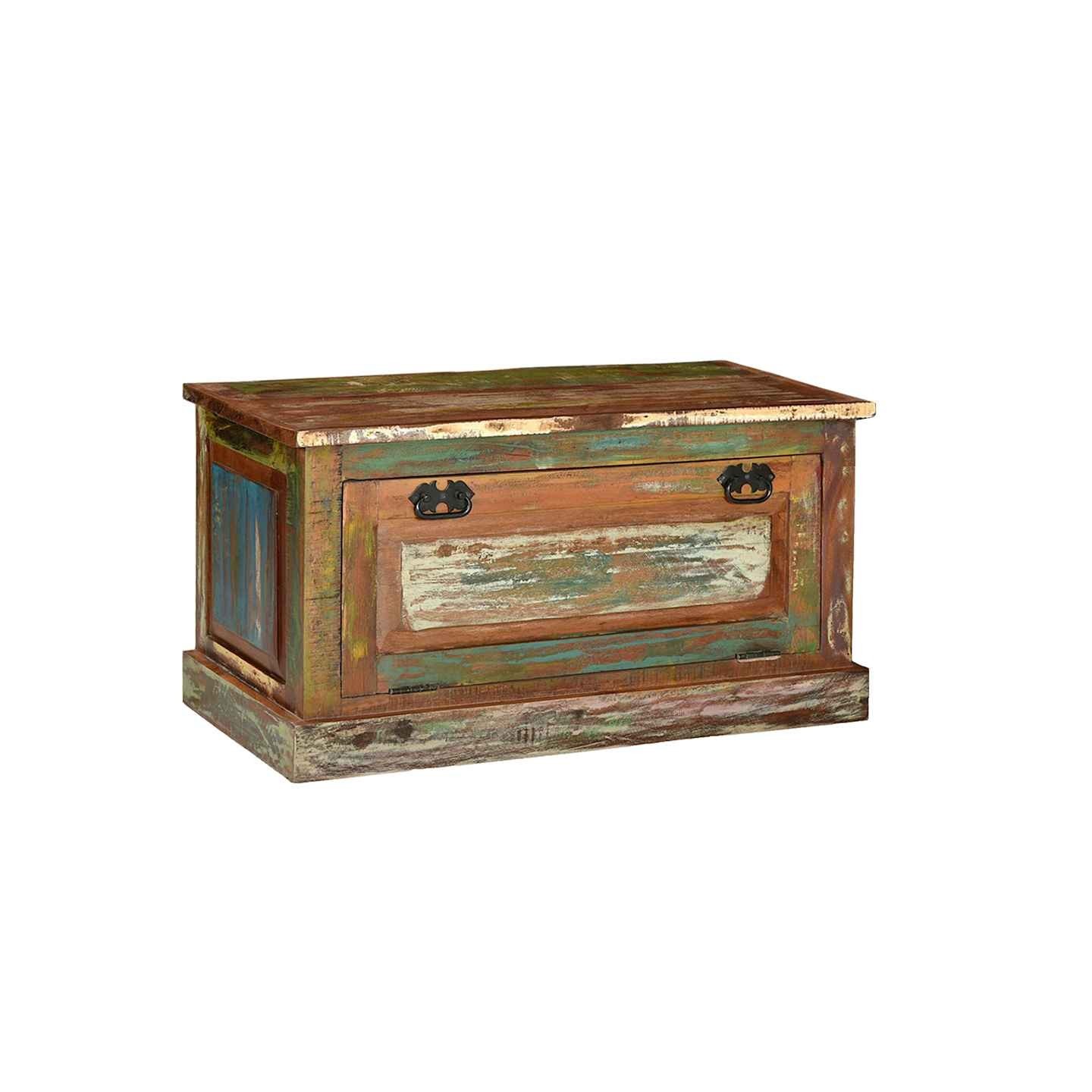 Banc de rangement de chaussures Bois de récupération