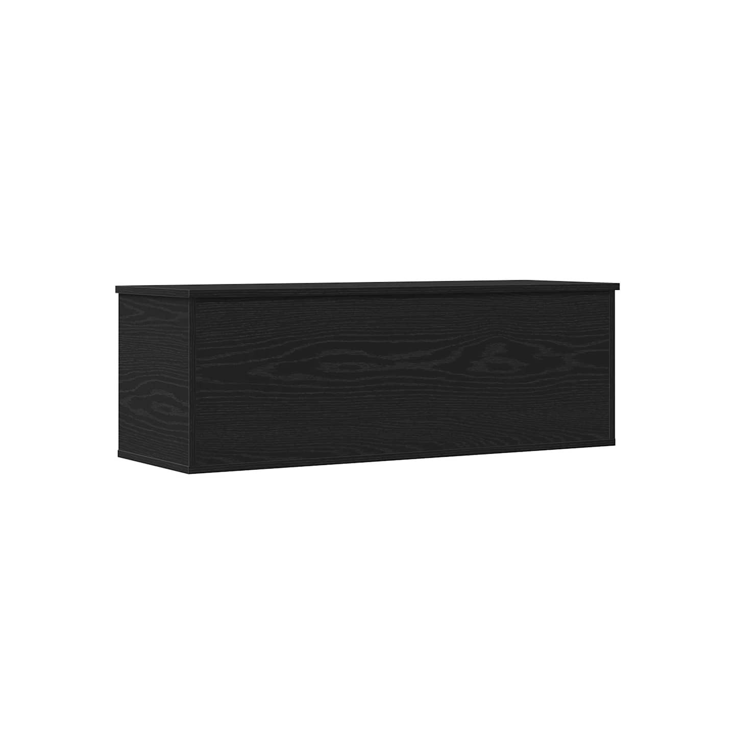 Boîte de Rangement Chêne noir 102 x 35 x 35 cm