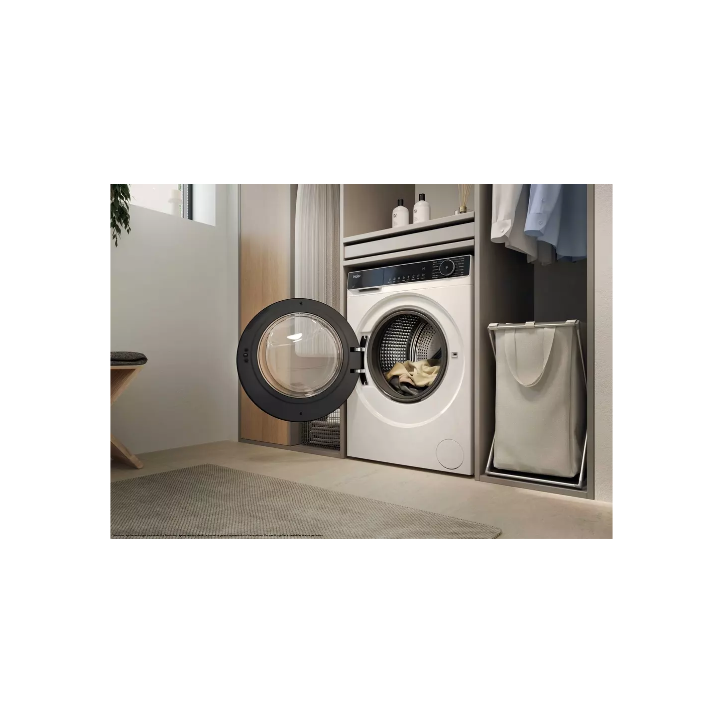 Lave-linge Haier HW130-BP14357UFR 13 kg 1400 tr | Nimestore