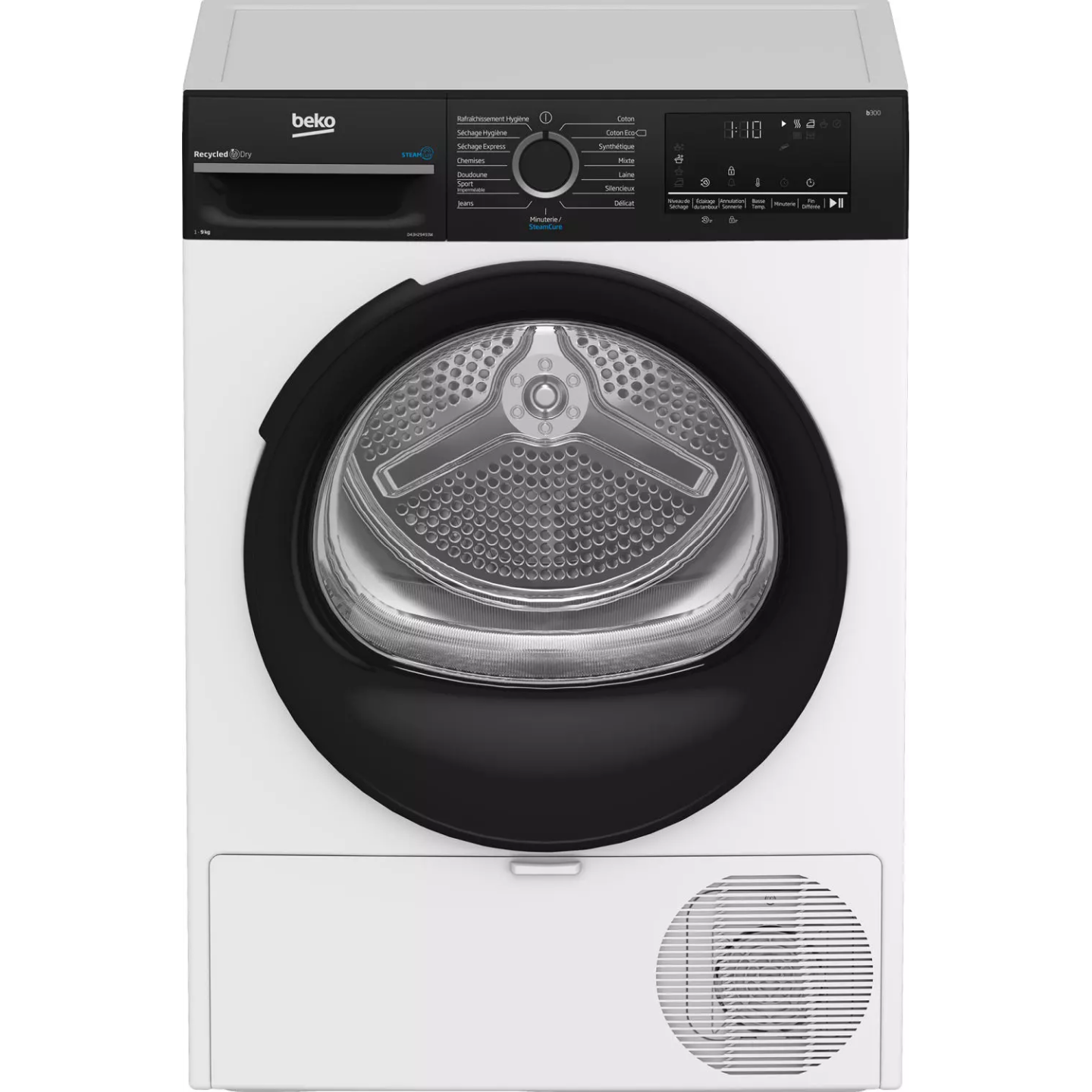 Sèche-linge pompe à chaleur Beko D43H29493W 9 kg | Nimestore