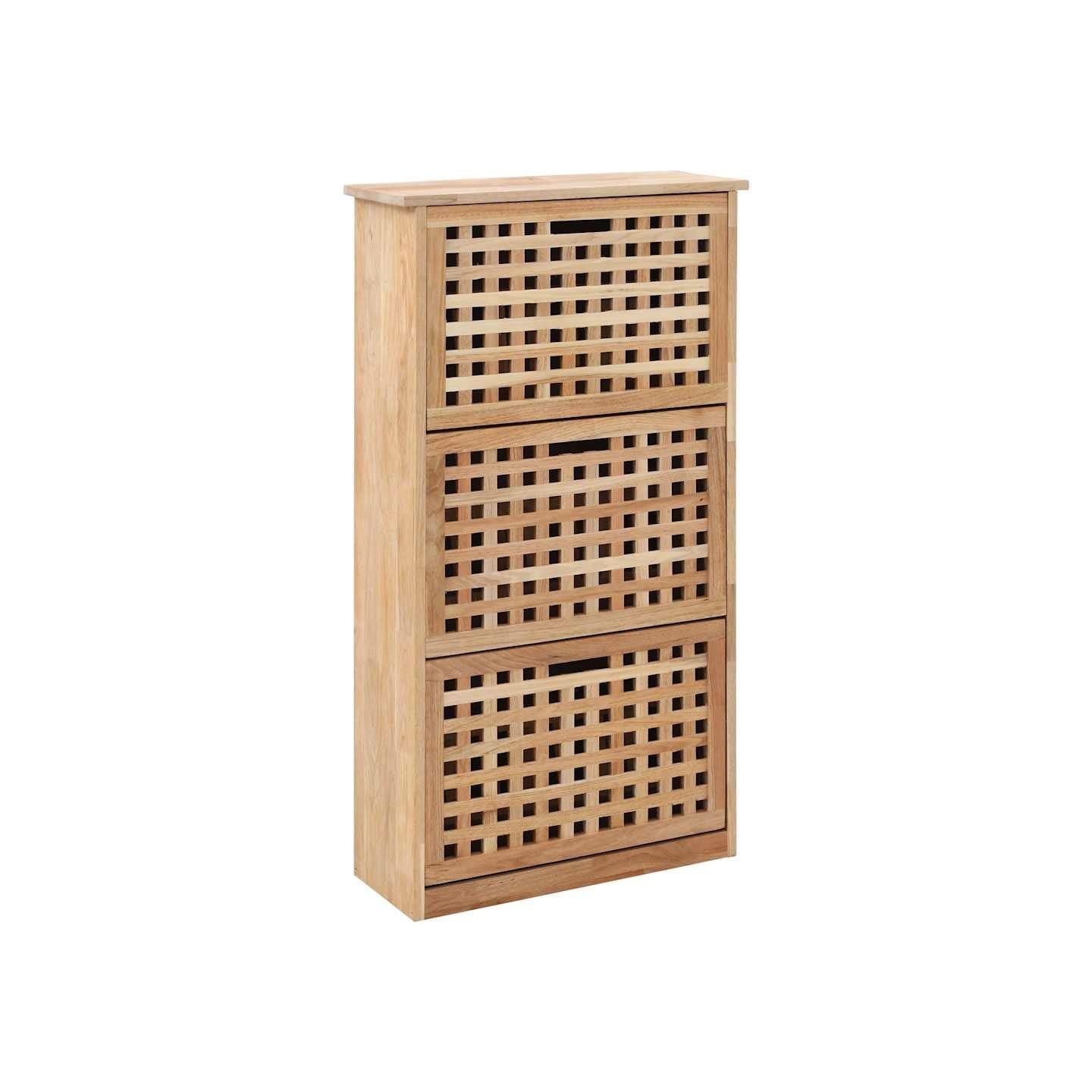 Armoire à chaussures 55x20x104 cm Bois de noyer massif