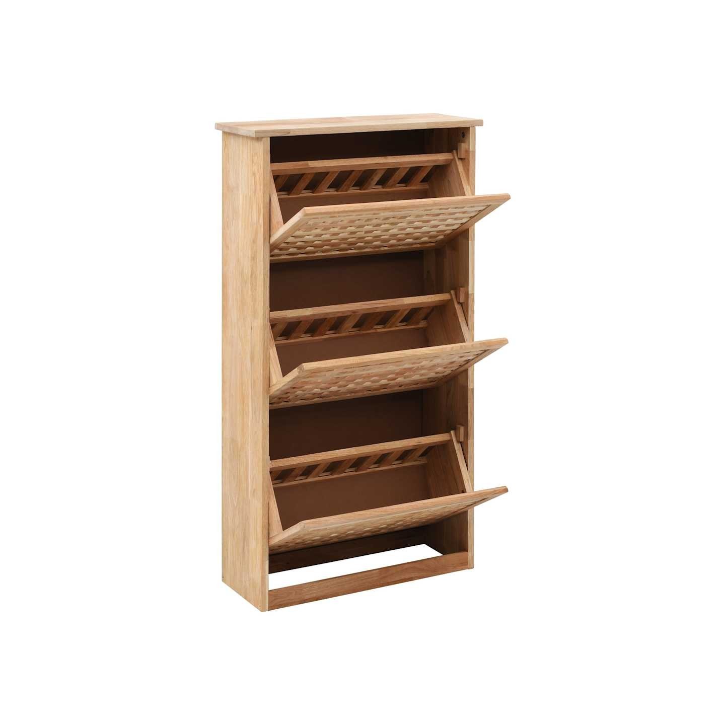 Armoire à chaussures 55x20x104 cm Bois de noyer massif